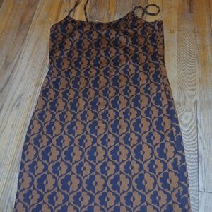 Derek Heart Brown and Black Floral Mini Dress